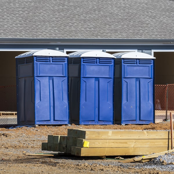 are there any restrictions on where i can place the portable restrooms during my rental period in Stafford New Jersey